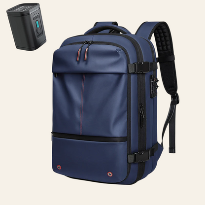 Travel ZipVac vacuum air backpack