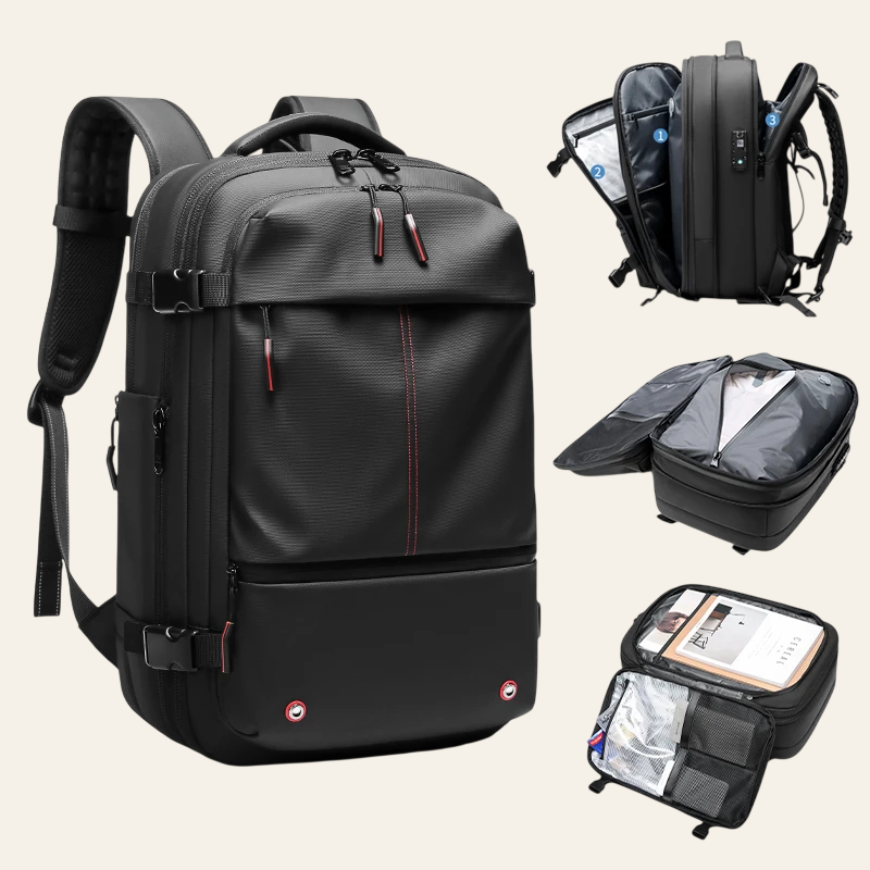 Travel ZipVac vacuum air backpack