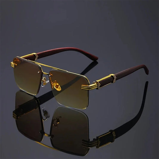 Voyager elite | polarised, luxury sunglasses | Gold lensed