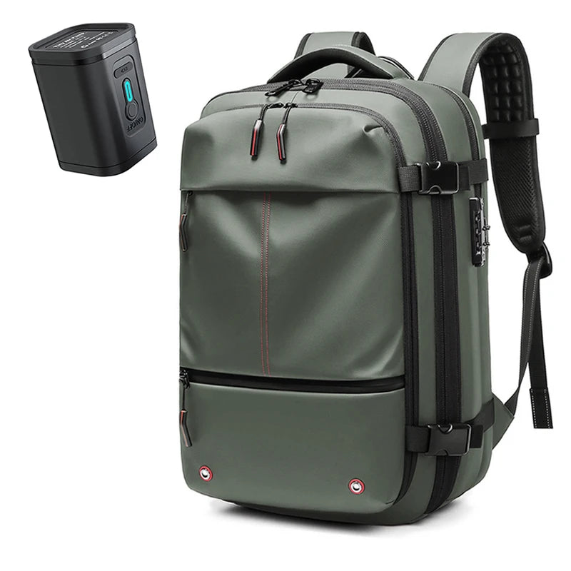 Travel ZipVac vacuum air backpack