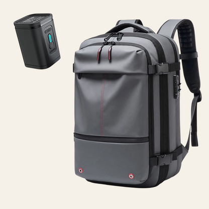 Travel ZipVac vacuum air backpack